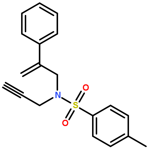 Benzenesulfonamide, 4-methyl-N-(2-phenyl-2-propenyl)-N-2-propynyl-