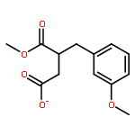 Butanedioic acid, [(3-methoxyphenyl)methyl]-, 1-methyl ester