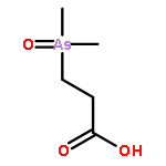 Propanoic acid, 3-(dimethylarsinyl)-