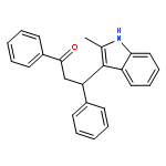 1-Propanone, 3-(2-methyl-1H-indol-3-yl)-1,3-diphenyl-