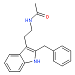 Acetamide,N-[2-[2-(phenylmethyl)-1H-indol-3-yl]ethyl]-