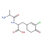 L-Alanine,L-alanyl-3-[(1S)-3-chloro-4-oxo-2-cyclohexen-1-yl]- (9CI)