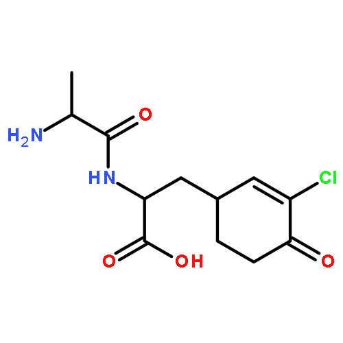 L-Alanine,L-alanyl-3-[(1S)-3-chloro-4-oxo-2-cyclohexen-1-yl]- (9CI)