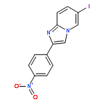 Imidazo[1,2-a]pyridine, 6-iodo-2-(4-nitrophenyl)-