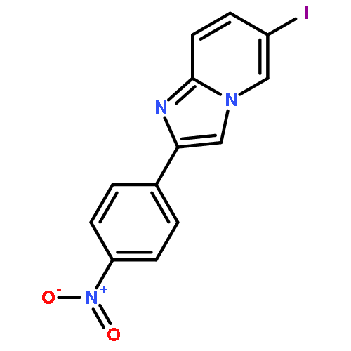 Imidazo[1,2-a]pyridine, 6-iodo-2-(4-nitrophenyl)-