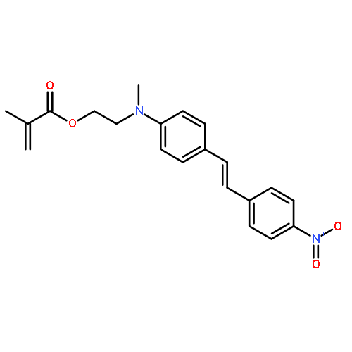 2-Propenoic acid,2-methyl-, 2-[methyl[4-[2-(4-nitrophenyl)ethenyl]phenyl]amino]ethyl ester