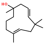 3,7-Cycloundecadien-1-ol, 1,5,5,8-tetramethyl-