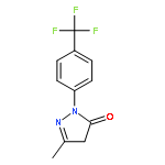 3H-Pyrazol-3-one, 2,4-dihydro-5-methyl-2-[4-(trifluoromethyl)phenyl]-