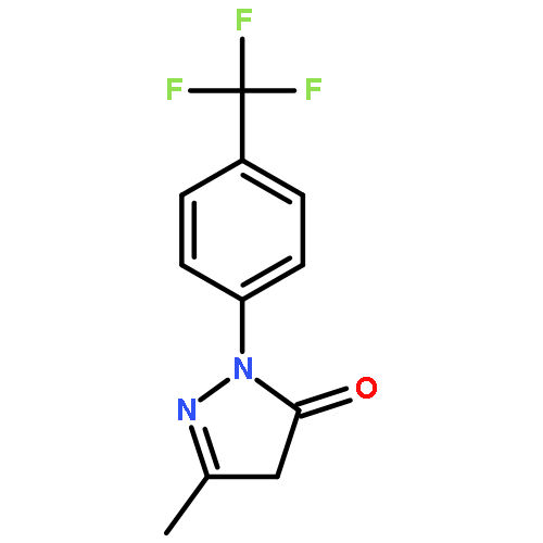 3H-Pyrazol-3-one, 2,4-dihydro-5-methyl-2-[4-(trifluoromethyl)phenyl]-