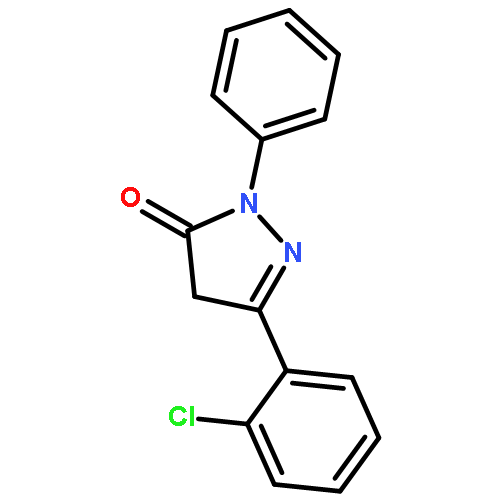 3H-Pyrazol-3-one, 5-(2-chlorophenyl)-2,4-dihydro-2-phenyl-