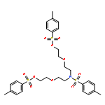 Benzenesulfonamide,4-methyl-N,N-bis[2-[2-[[(4-methylphenyl)sulfonyl]oxy]ethoxy]ethyl]-