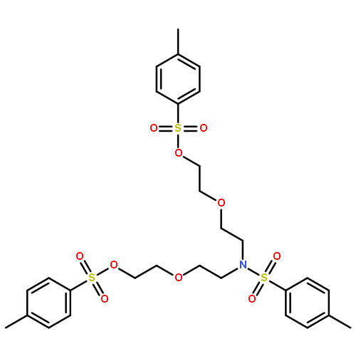 Benzenesulfonamide,4-methyl-N,N-bis[2-[2-[[(4-methylphenyl)sulfonyl]oxy]ethoxy]ethyl]-