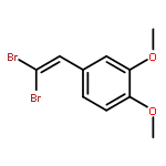 Benzene, 4-(2,2-dibromoethenyl)-1,2-dimethoxy-