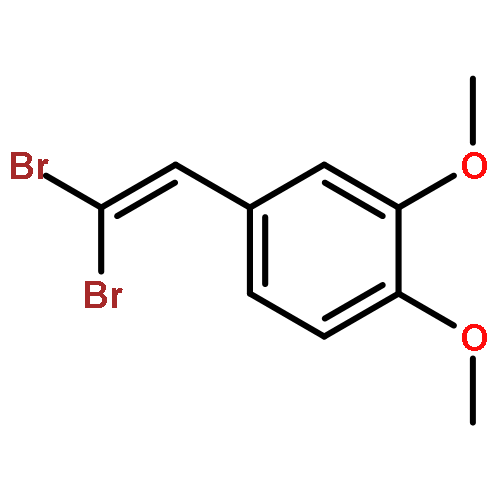 Benzene, 4-(2,2-dibromoethenyl)-1,2-dimethoxy-