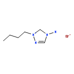 1H-1,2,4-Triazolium, 4-amino-1-butyl-, bromide