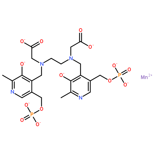Manganate(6-),[[N,N'-1,2-ethanediylbis[N-[[3-(hydroxy-kO)-2-methyl-5-[(phosphonooxy)methyl]-4-pyridinyl]methyl]glycinato-kN,kO]](8-)]-, (OC-6-13)- (9CI)