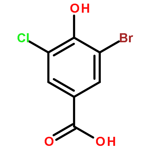 BENZOIC ACID, 3-BROMO-5-CHLORO-4-HYDROXY-