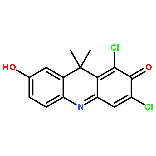 2(9H)-Acridinone,1,3-dichloro-7-hydroxy-9,9-dimethyl-