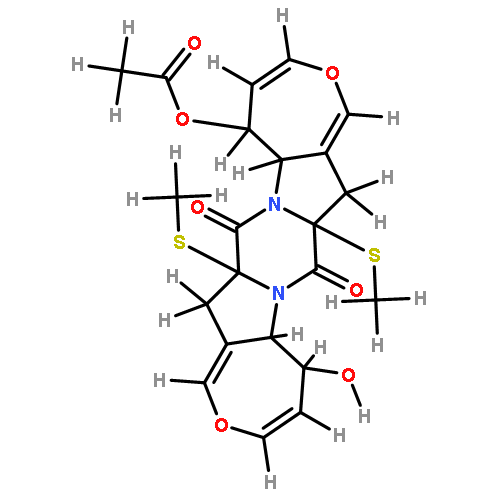 9'-O-deacetylbisdethiobis(methylthio)acetylaranotin