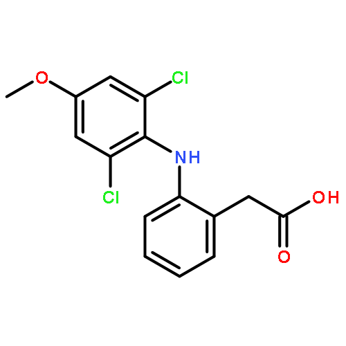 Benzeneacetic acid, 2-[(2,6-dichloro-4-methoxyphenyl)amino]-