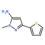 1H-Pyrazol-5-amine,1-methyl-3-(2-thienyl)-