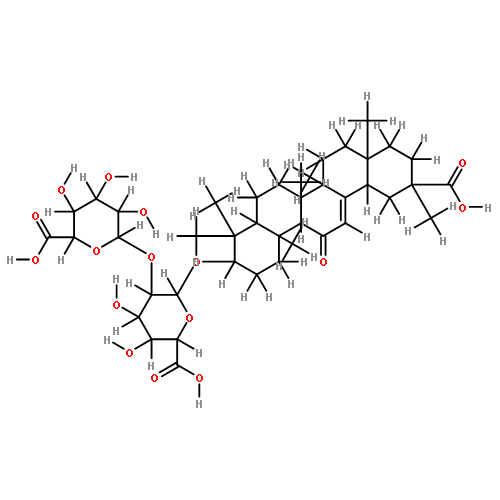 3-O-[beta-D-glucuronopyranosyl-(1->2)-beta-D-glucuronopyranosyl]liquiritic acid