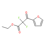 2-Furanpropanoic acid, a,a-difluoro-b-oxo-, ethyl ester