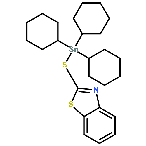 Benzothiazole, 2-[(tricyclohexylstannyl)thio]-