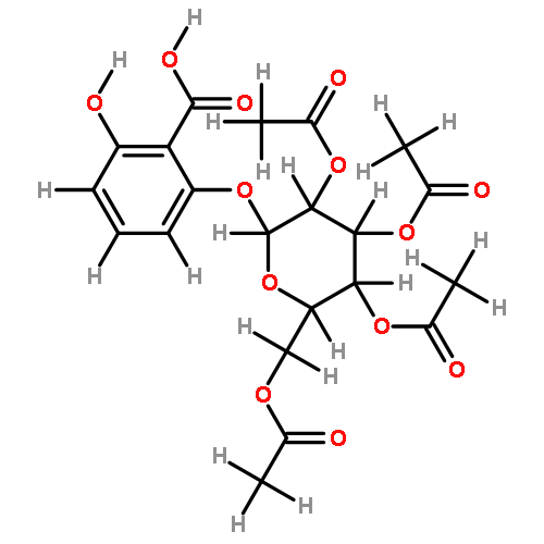 6-hydroxy-2-[(2,3,4,6-tetra-O-acetyl-beta-D-glucopyranosyl)oxy]benzoic acid