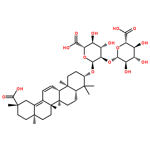 b-D-Glucopyranosiduronic acid, (3b,20b)-20-carboxy-30-noroleana-11,13(18)-dien-3-yl 2-O-b-D-glucopyranuronosyl-