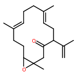 (4Z,8E)-4,8,14-TRIMETHYL-11-PROP-1-EN-2-YL-15-OXABICYCLO[12.1.0]PENTADECA-4,8-DIEN-12-ONE