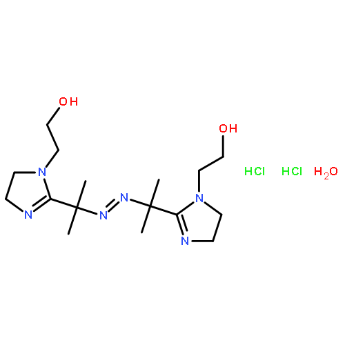 2,2'-AZOBIS[2-[1-(2-HYDROXYETHYL)-2-IMIDAZOLIN-2-YL]PROPANE] DIHYDROCHLORIDE MONOHYDRATE