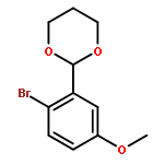 2-(2-bromo-5-methoxyphenyl)-1,3-dioxane