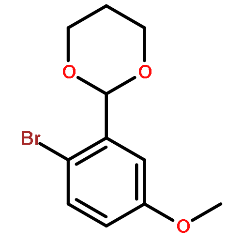 2-(2-bromo-5-methoxyphenyl)-1,3-dioxane