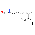 N-[2-(3,5-diiodo-4-methoxyphenyl)ethyl]formamide