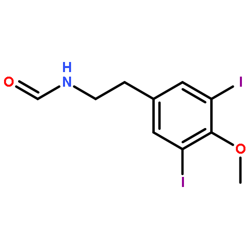 N-[2-(3,5-diiodo-4-methoxyphenyl)ethyl]formamide