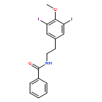 N-[2-(3,5-diiodo-4-methoxyphenyl)ethyl]benzamide