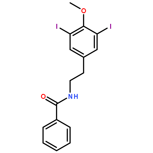 N-[2-(3,5-diiodo-4-methoxyphenyl)ethyl]benzamide