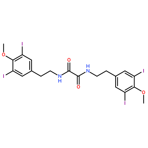 N,N'-bis[2-(3,5-diiodo-4-methoxyphenyl)ethyl]ethanediamide