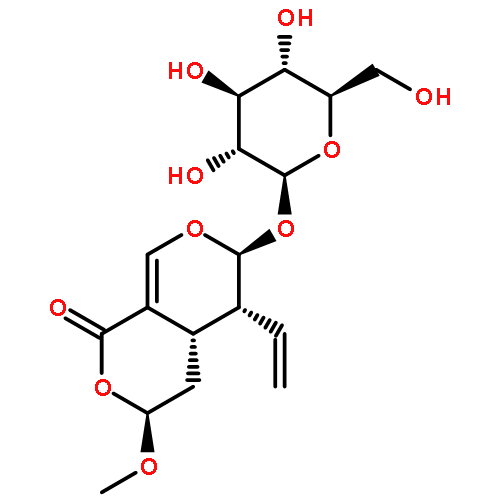 1H,3H-Pyrano[3,4-c]pyran-1-one, 5-ethenyl-6-(β-D-glucopyranosyloxy)-4,4a,5,6-tetrahydro-3-methoxy-, (3S,4aS,5R,6S)-