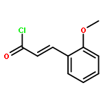 2-Propenoyl chloride, 3-(2-methoxyphenyl)-, (E)-