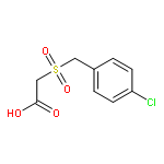 Acetic acid,2-[[(4-chlorophenyl)methyl]sulfonyl]-