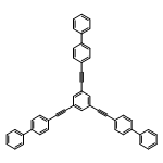 1,1'-Biphenyl, 4,4'',4''''-(1,3,5-benzenetriyltri-2,1-ethynediyl)tris-