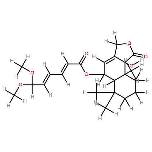 9alpha-hydroxy-6beta-(6,6-dimethoxyhex-2E,4E-dienoyloxy)-5alpha-drim-7-en-11,12-olide