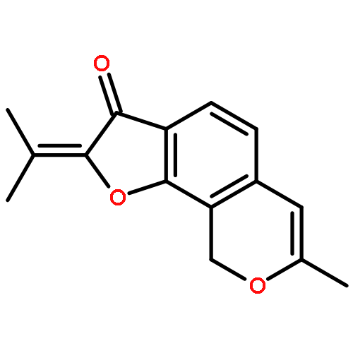 7-methyl-2-(propan-2-ylidene)-2H-furo[3,2-h]isochromen-3(9H)-one