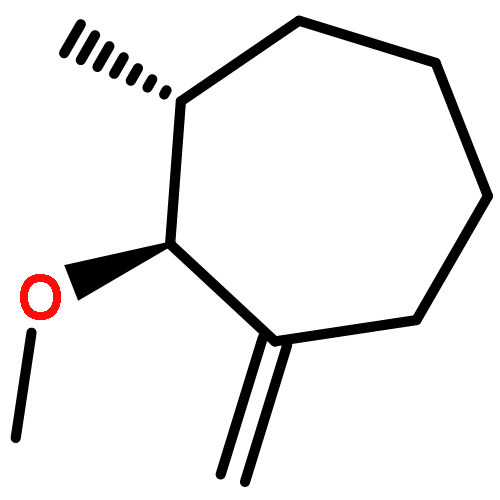 Cycloheptane, 2-methoxy-1-methyl-3-methylene-, trans-