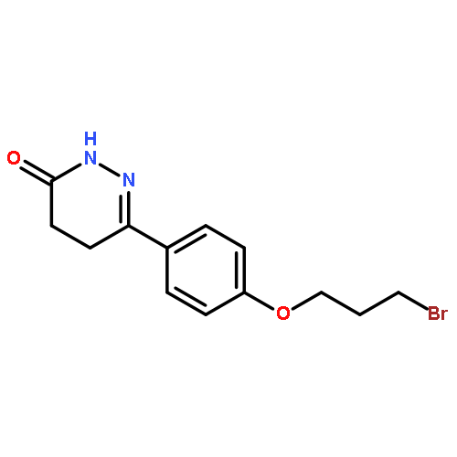 3(2H)-PYRIDAZINONE, 6-[4-(3-BROMOPROPOXY)PHENYL]-4,5-DIHYDRO-