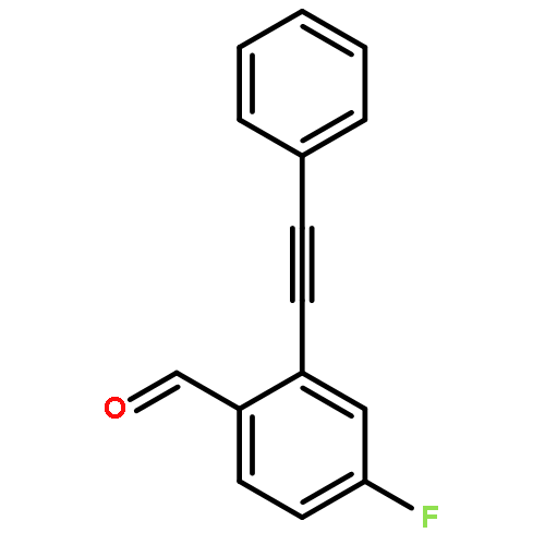 4-fluoro-2-(phenylethynyl)benzaldehyde