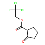 Cyclopentanecarboxylic acid, 2-oxo-, 2,2,2-trichloroethyl ester