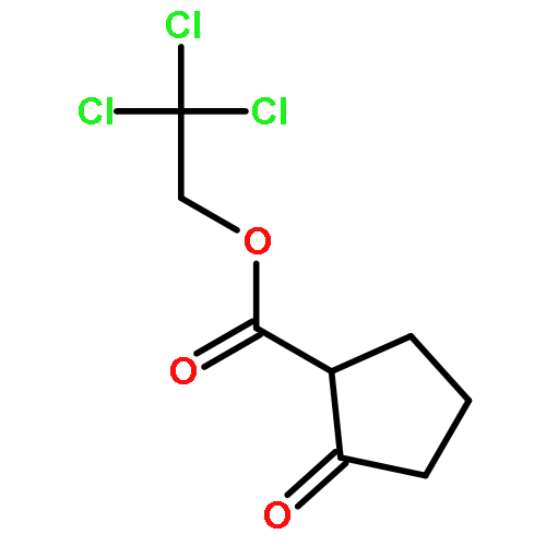 Cyclopentanecarboxylic acid, 2-oxo-, 2,2,2-trichloroethyl ester